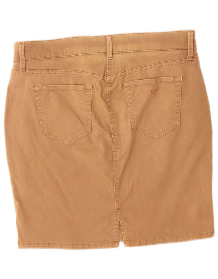 Guess Mini-nederdel til kvinder W29 Medium Beige Bomuld