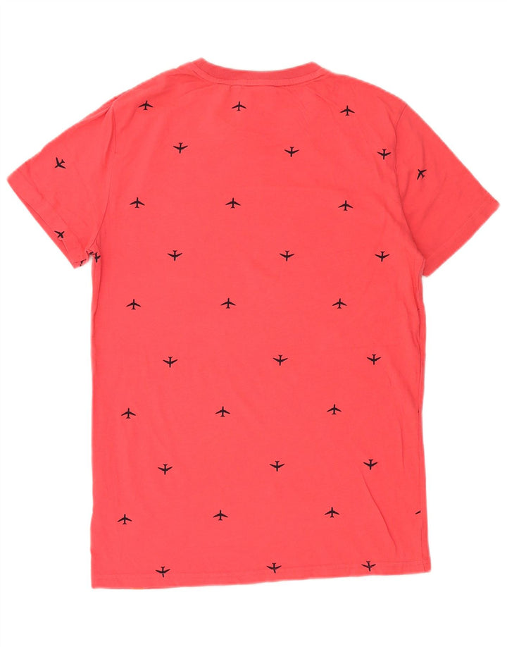 SUPERDRY Herre grafisk T-shirt Top Medium Rød Bomuld