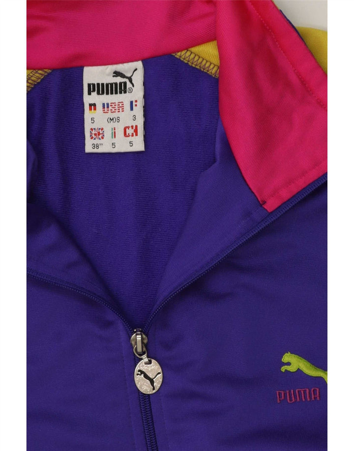 Puma Træningsdragt til mænd Topjakke Medium Lilla Colourblock Polyester