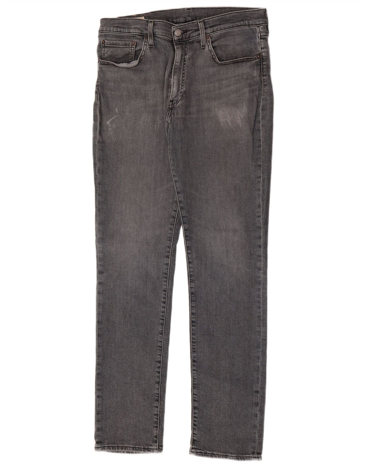 Levi's Herre 511 Slim Jeans W34 L34 Grå Bomuld
