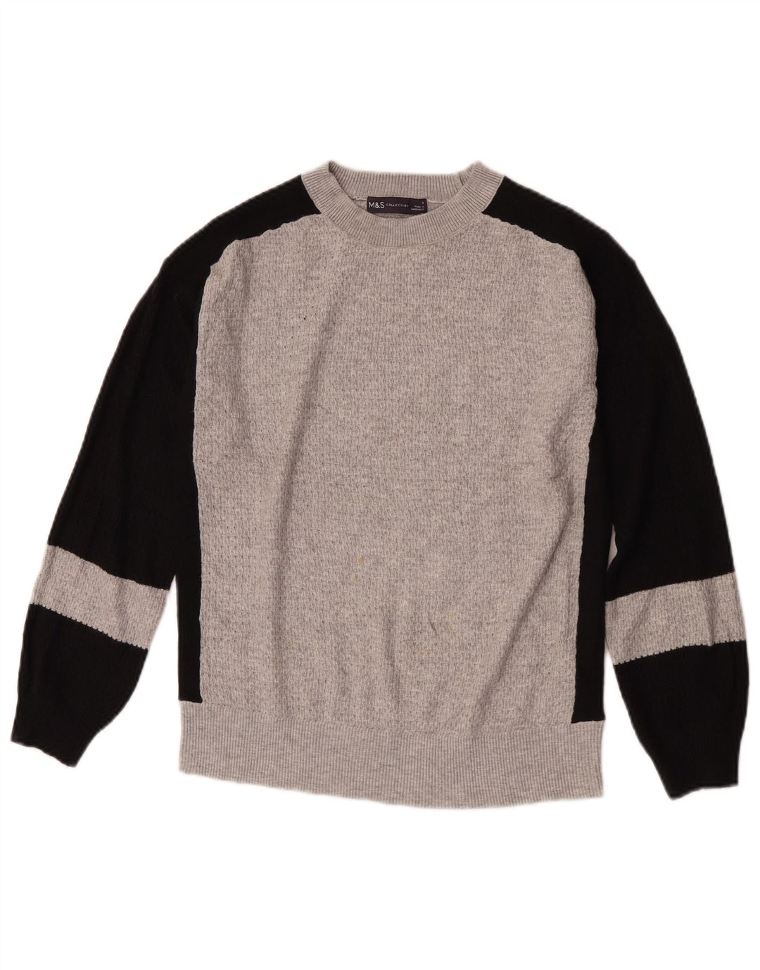 Marks & Spencer Dame sweater med rund hals DK 10 lille grå