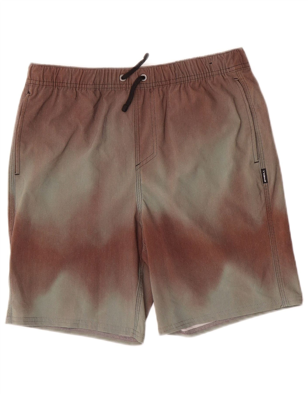 O'Neill Boys Sports Shorts 13-14 år XL Maroon Tie Dye Polyester