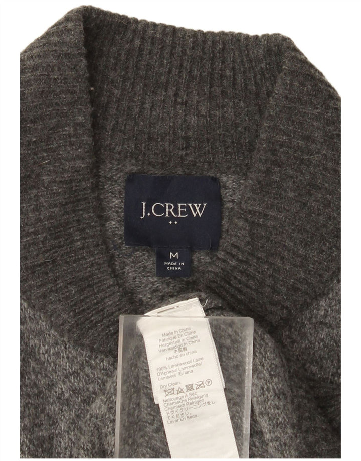J. Crew Herre cardigan sweater Medium Grey Flecked Lammeuld