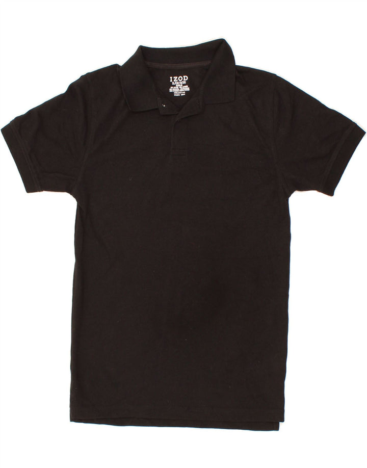 IZOD Boys Regular Polo Shirt 15-16 Years XL Black Cotton Vintage Izod and Second-Hand Izod from Messina Hembry 