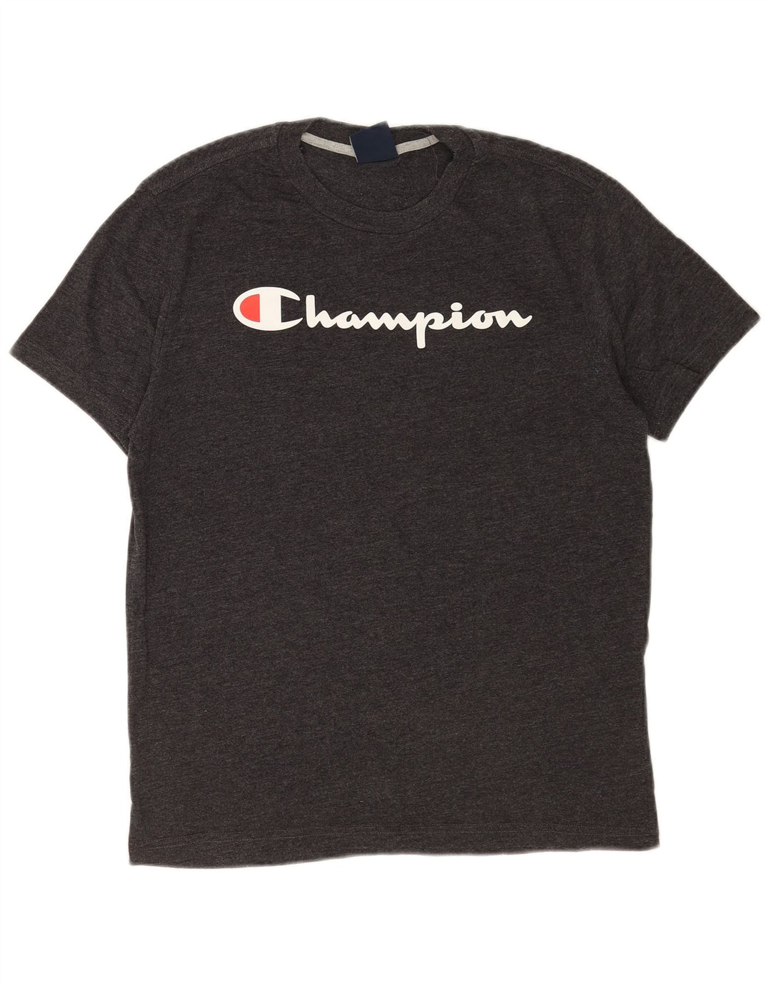 CHAMPION Herre Loose Fit Grafisk T-Shirt Top Lille Grå