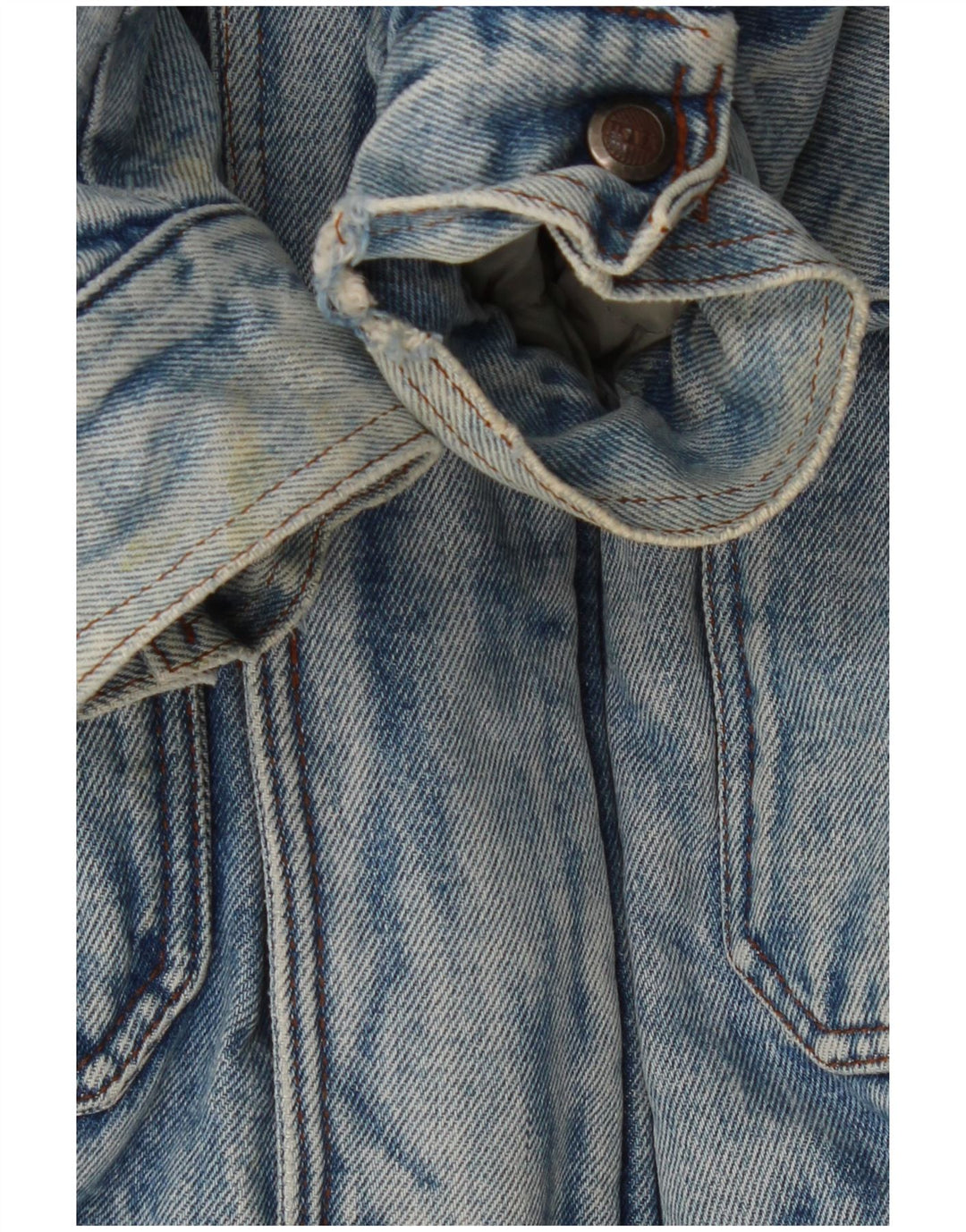 MASH Herre Sherpa denimjakke UK 42 XL Blå Bomuld