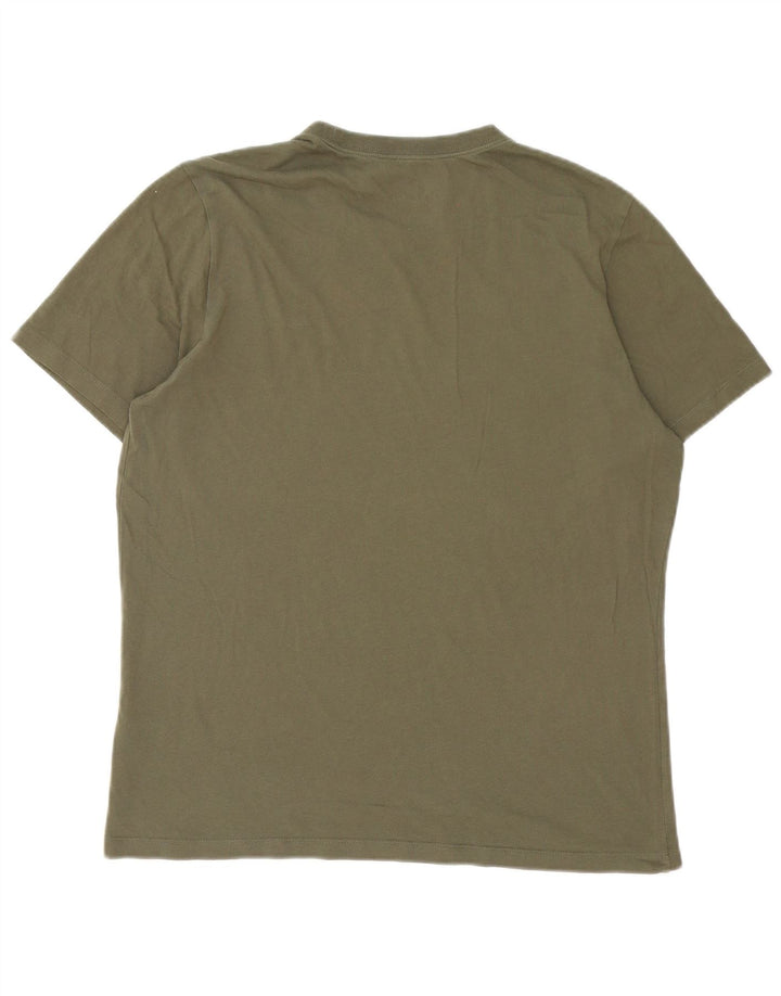 Nike Herre T-shirt Top Stor Khaki Bomuld