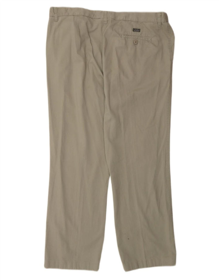 Marks & Spencer Dame Blue Harbor Lige Chinobukser W42 L33 Grå