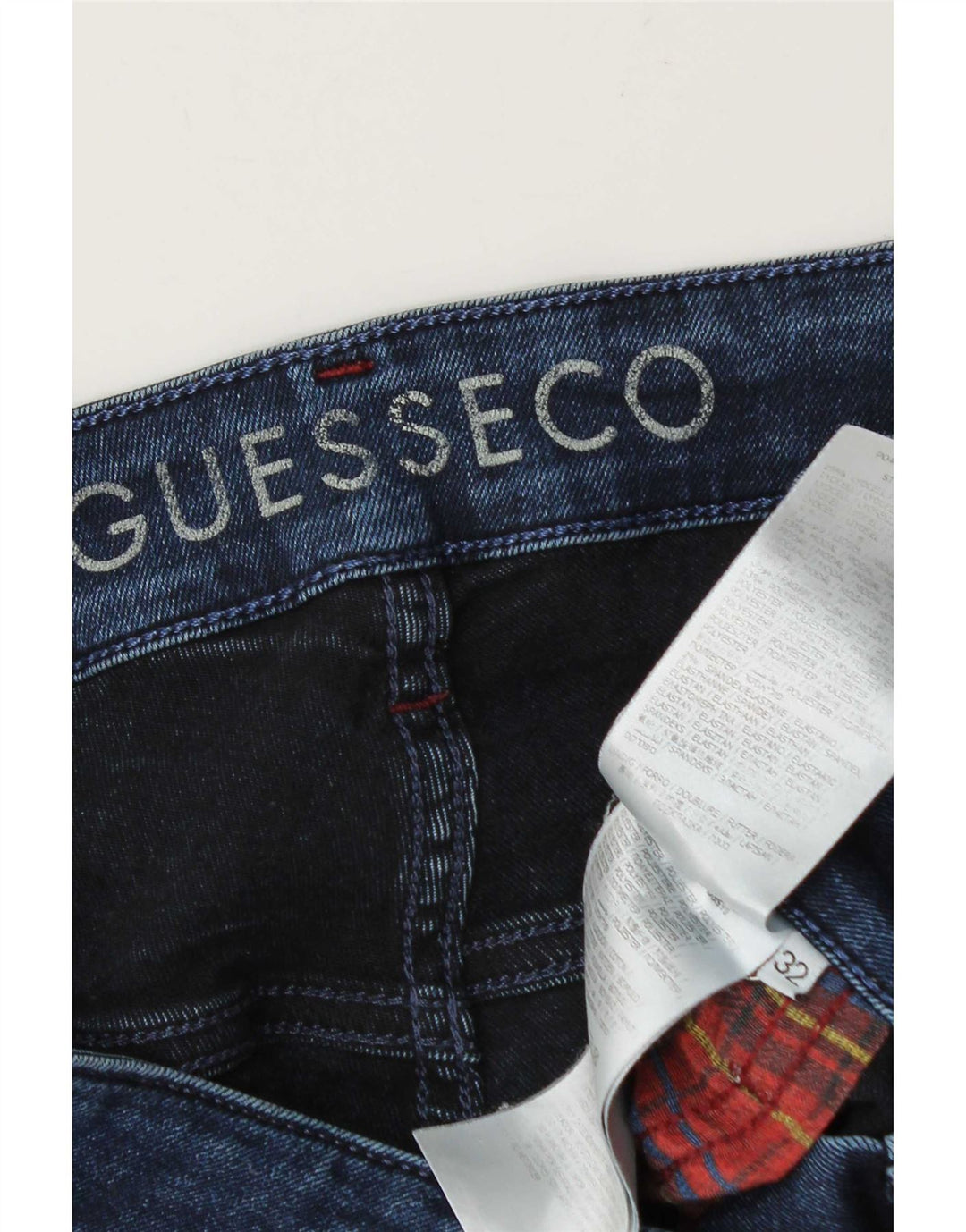 Guess Slim Jeans til mænd W32 L30 Blå Lyocell