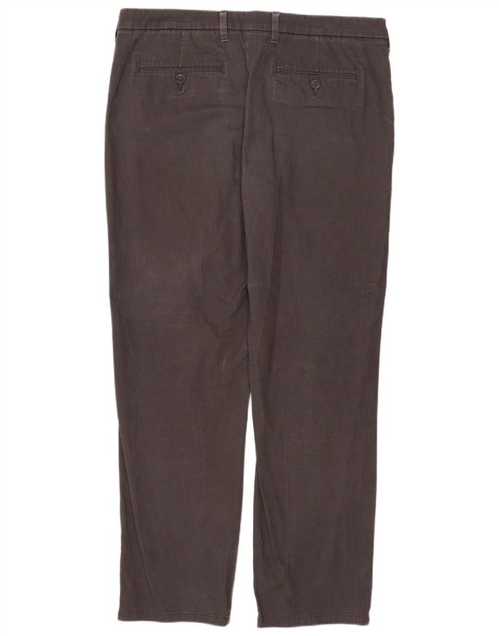 Marks & Spencer Herre Lige Regular Fit Chinobukser W36 L31 Grå