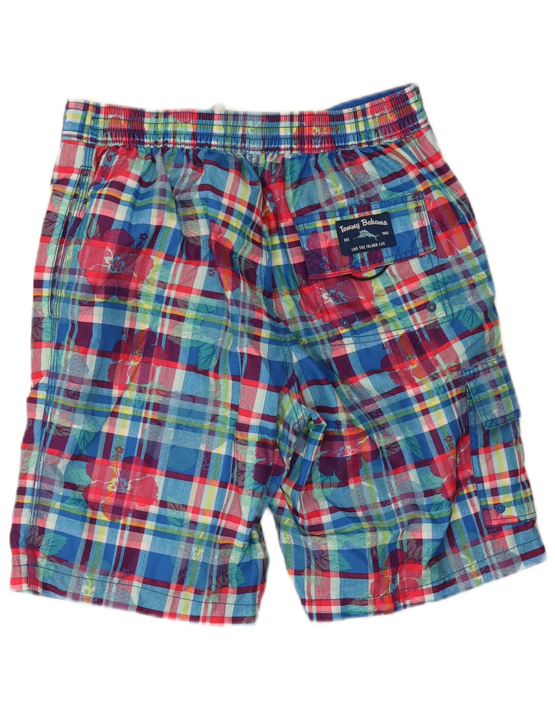 Tommy Bahama Badeshorts til mænd Small Blue Check