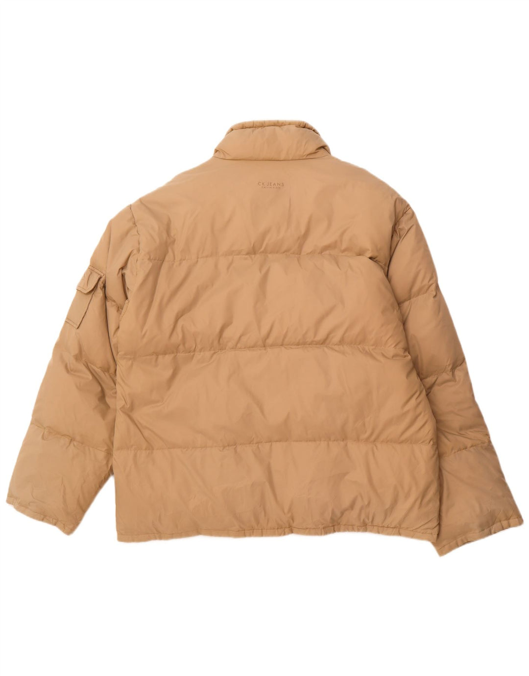 CALVIN KLEIN JEANS Polstret jakke til mænd UK 42 XL Beige