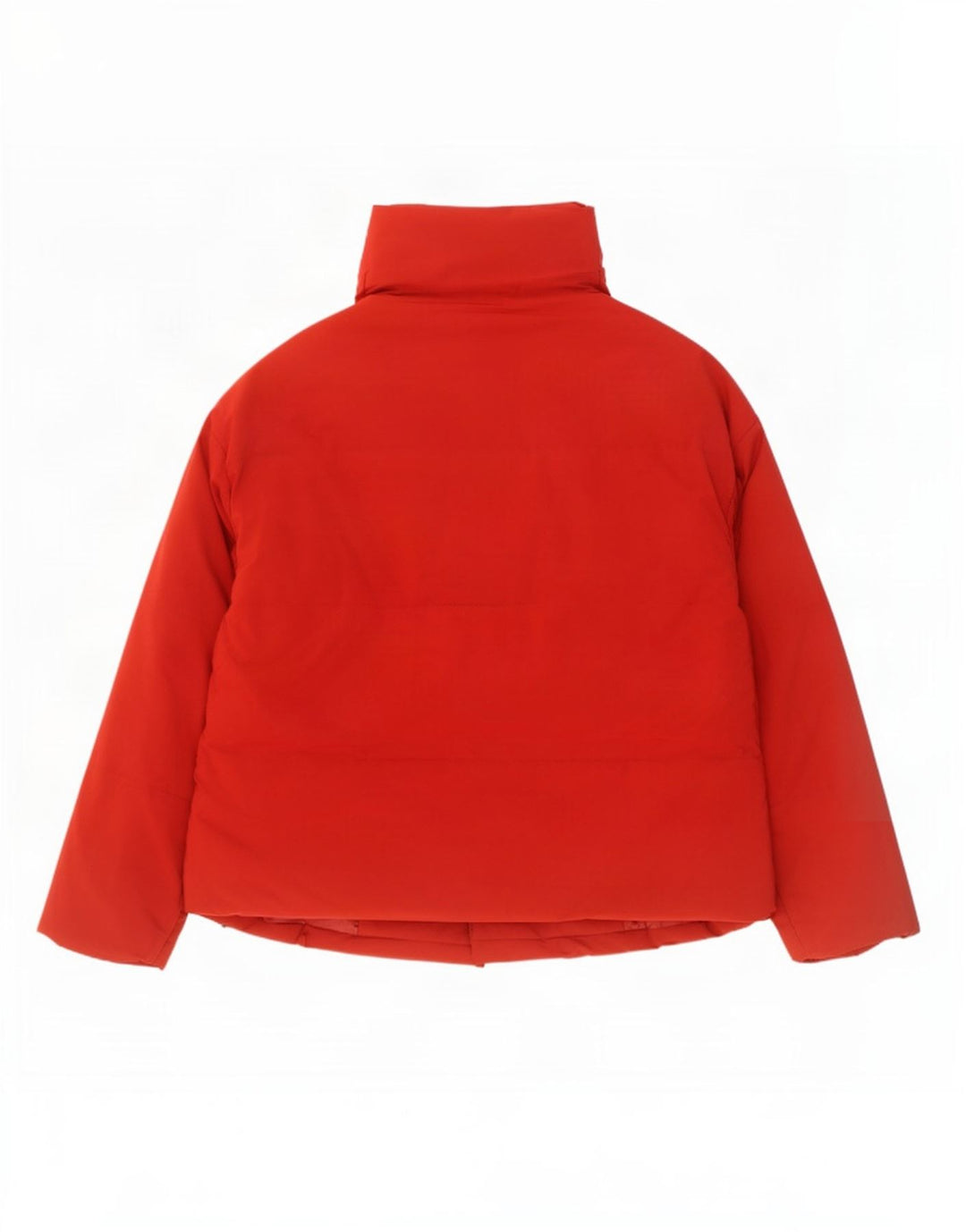 John Lewis Dame Oversized Polstret Jakke UK 16 Large Rød Polyester