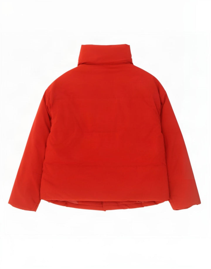 John Lewis Dame Oversized Polstret Jakke UK 16 Large Rød Polyester