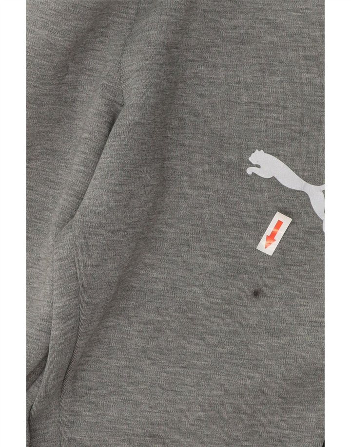 Puma Træningsdragtsbukser til mænd Små grå Colourblock Bomuld