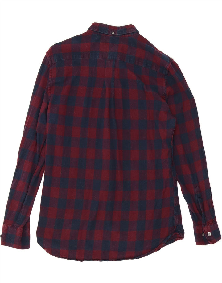 FRENCH CONNECTION Mens Flannel Shirt Medium Red Check Cotton Vintage French Connection and Second-Hand French Connection from Messina Hembry 