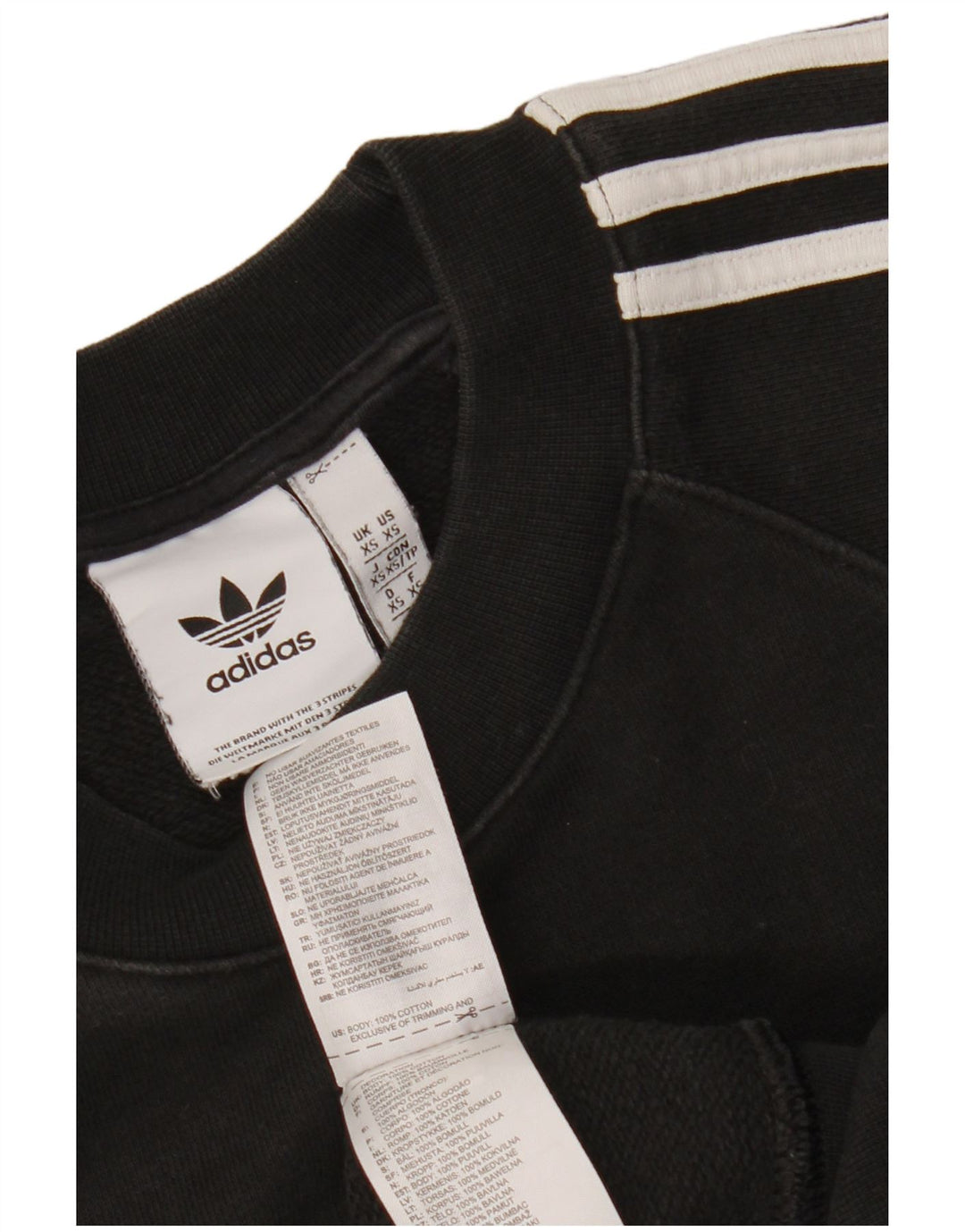 Adidas Sweatshirt til mænd XS Sort bomuld