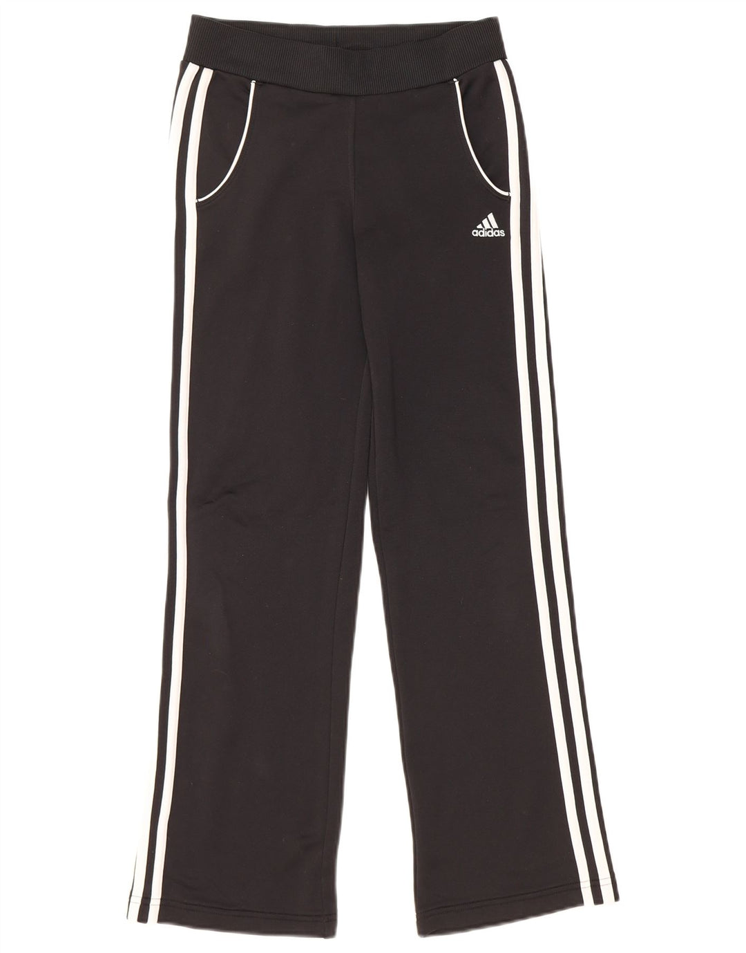 Adidas pigetræningsbukser 11-12 år Sort polyester