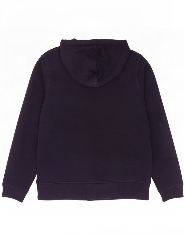 Marks & Spencer Dame Hættetrøje Sweater UK 12 Mellem marineblå bomuld