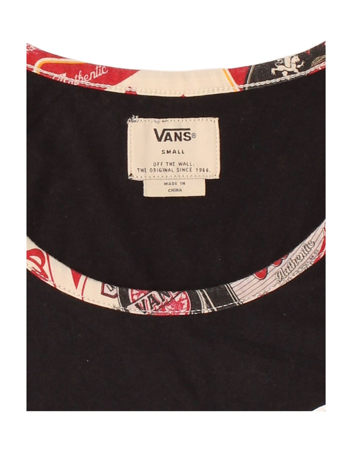 VANS Mens Graphic Vest Top Small Black