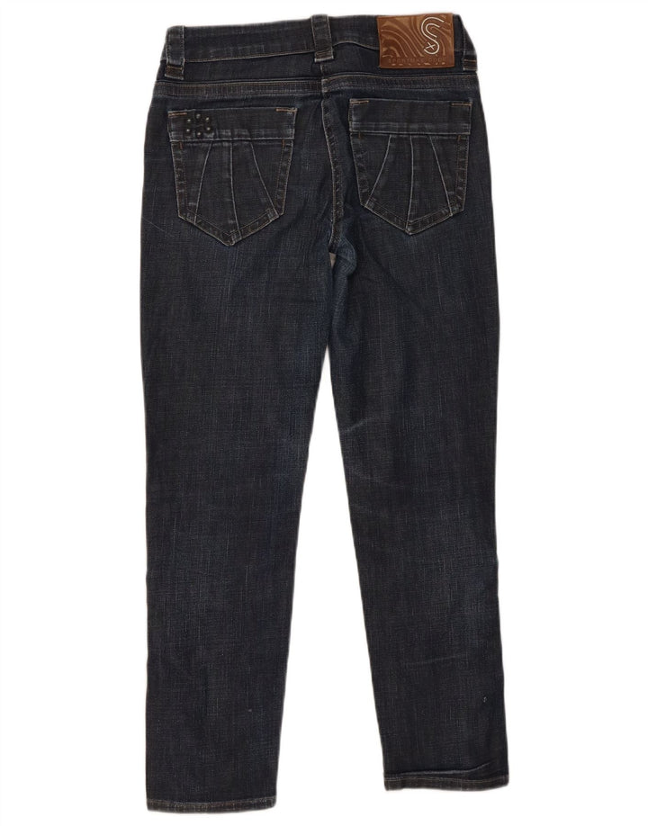 Sportmax Dame Slim Jeans W28 L26 Blå Bomuld