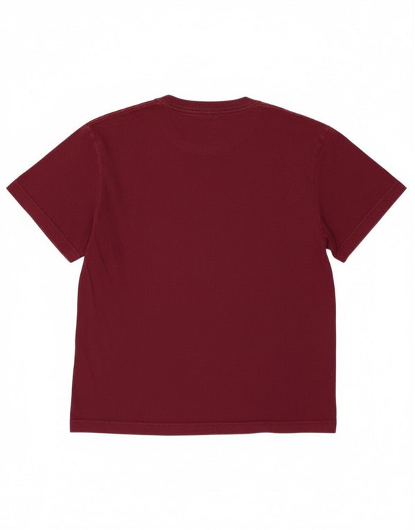 Vans drenge Custom Fit grafisk T-shirt top 12-13 år stor bordeaux bomuld