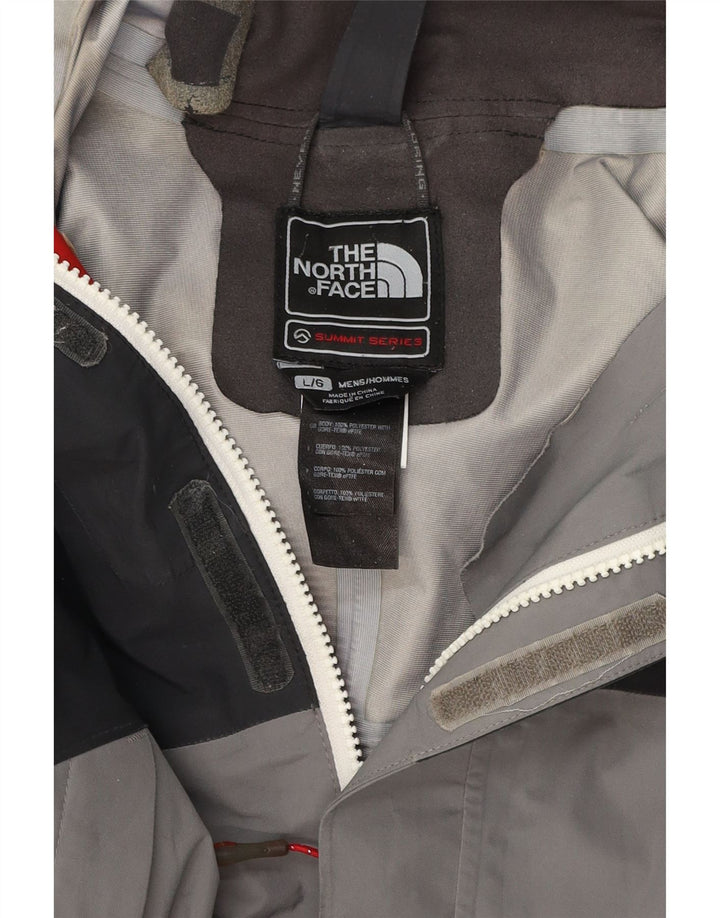 The North Face Regnjakke med hætte til mænd UK 40 Large Grey Colourblock