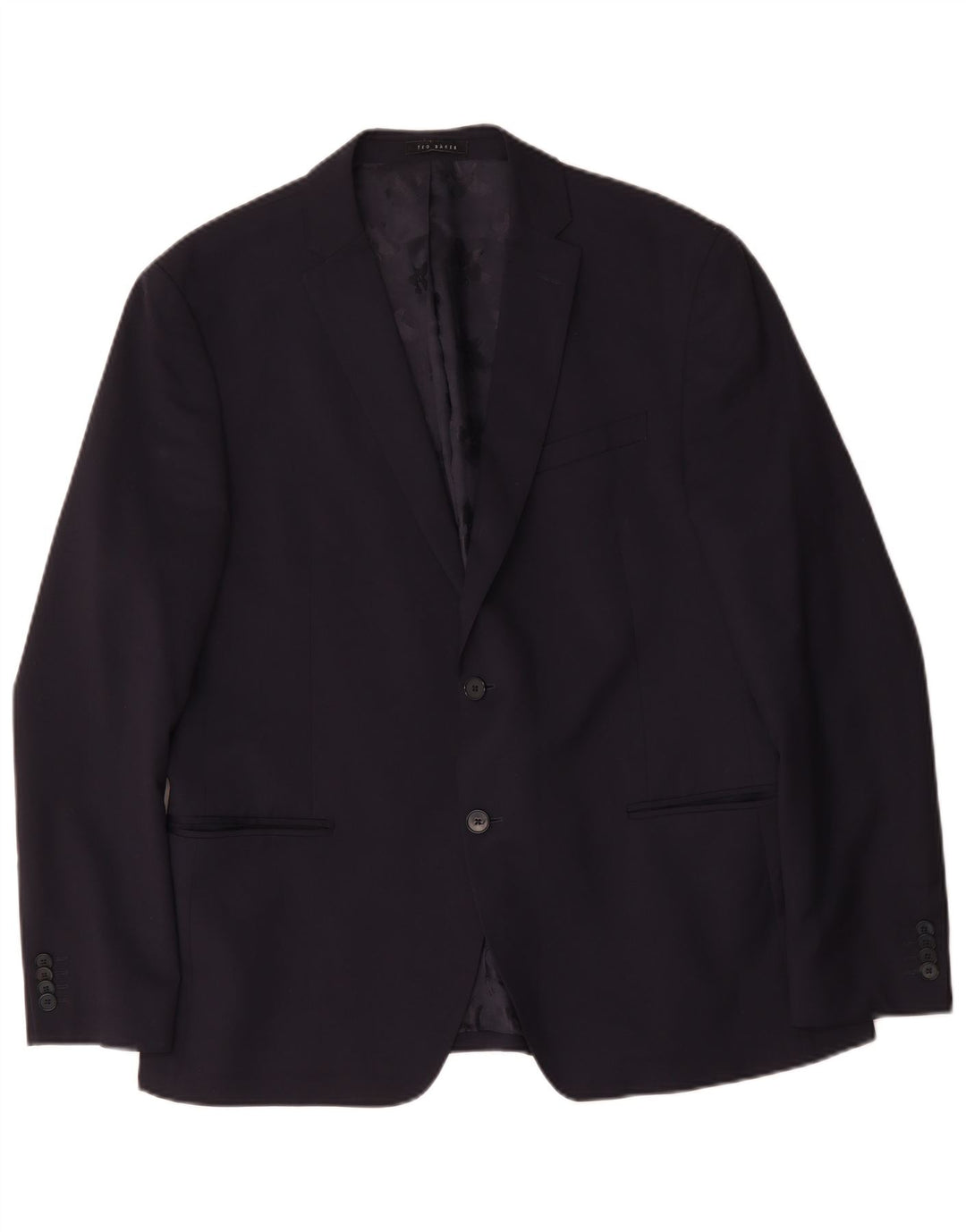 Ted Baker Herre 2-knaps Slim Fit Blazer-jakke UK 44 2XL Marineblå Uld