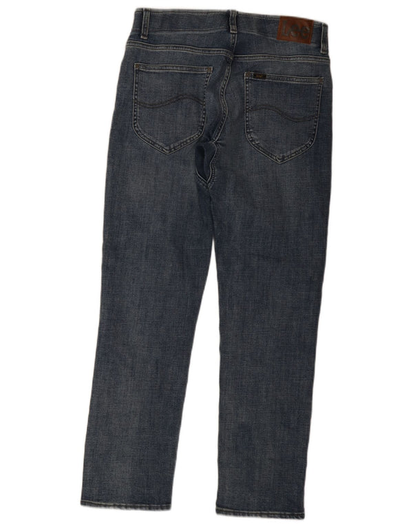 Lee Herre Flex Tapered Straight Jeans W32 L30 Blå Bomuld