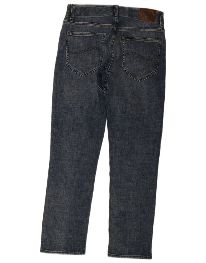 Lee Herre Flex Tapered Straight Jeans W32 L30 Blå Bomuld