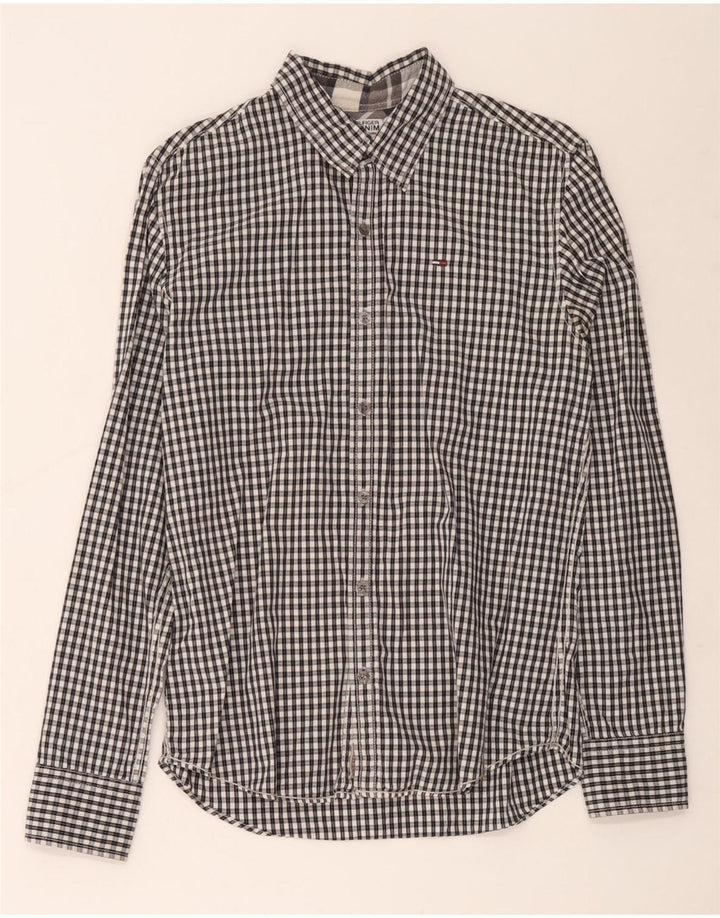 Tommy Hilfiger Herreskjorte Medium Blue Gingham Cotton