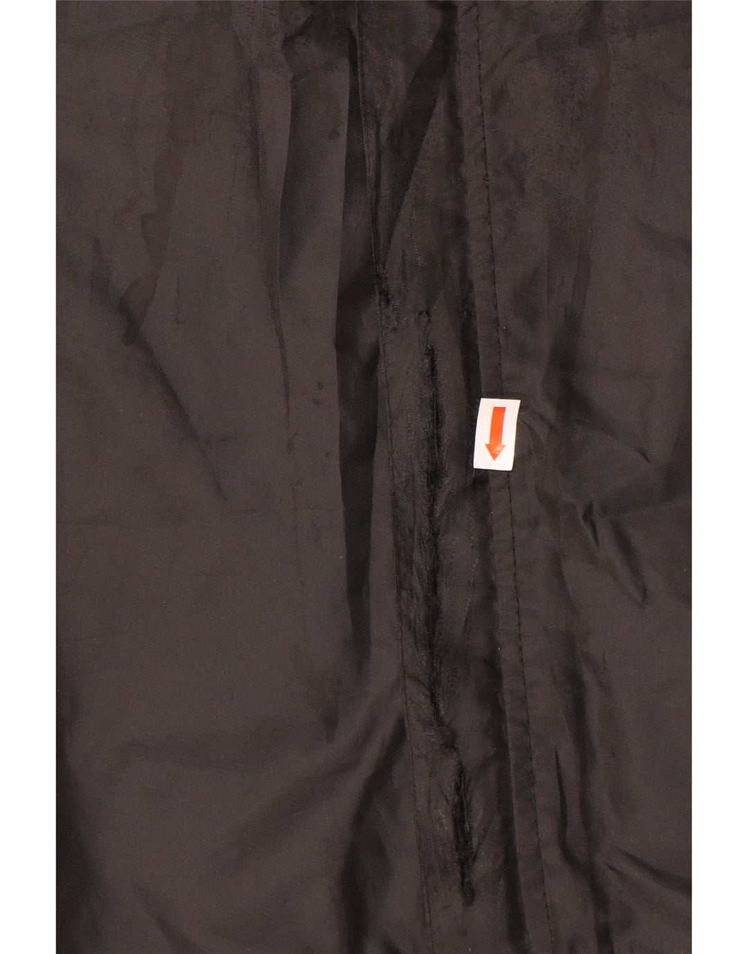 Errea Herre grafisk regnjakke UK 36 Lille sort polyester