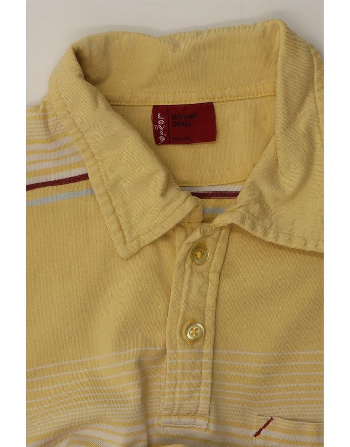Levi's Grafisk poloshirt til mænd, lille gul stribet