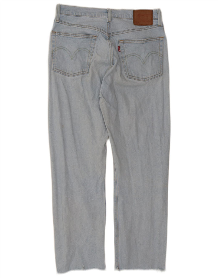 Levi's Dame 501 Straight Jeans W27 L26 Blå Bomuld