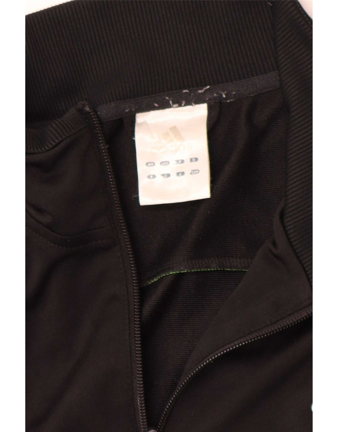 Adidas Træningsdragt til mænd Top jakke UK 42/44 Large Black Colourblock Polyester