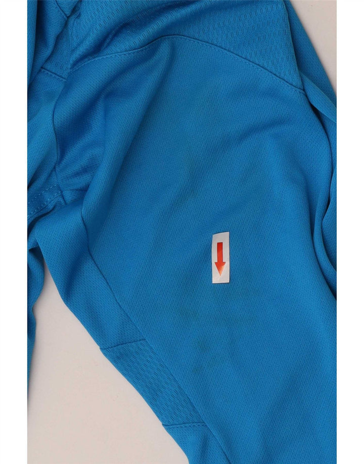 Adidas Herre Climalite Top Langærmet XL Blå Polyester