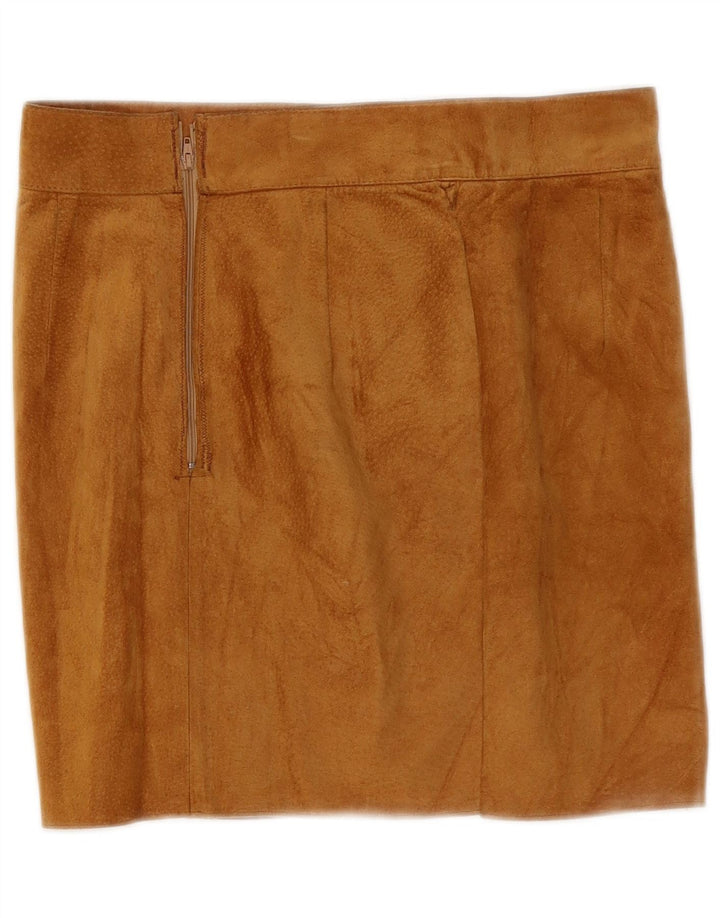 Vintage Dame Carla Ruskind Mini Nederdel Stor W32 Brun