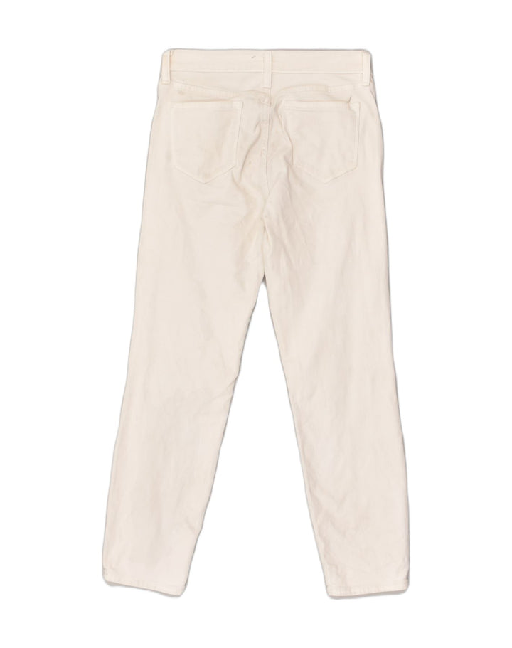 J. CREW Womens Straight Cropped Jeans W27 L26  Off White | Vintage J. Crew | Thrift | Second-Hand J. Crew | Used Clothing | Messina Hembry 