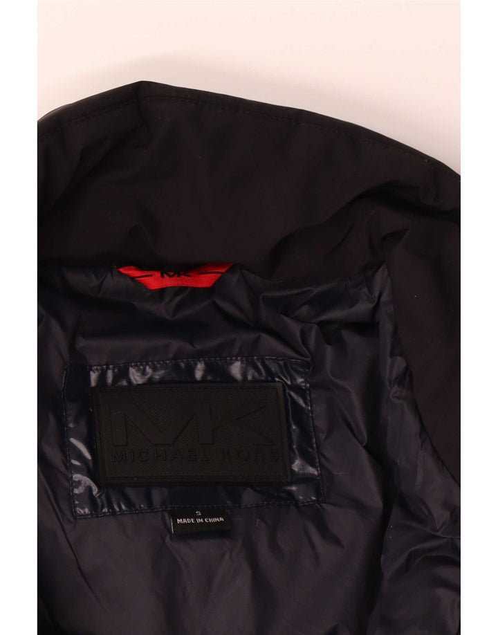 Michael Kors Herre Loose Fit Polstret Jakke UK 36 Small Navy Blue Polyester