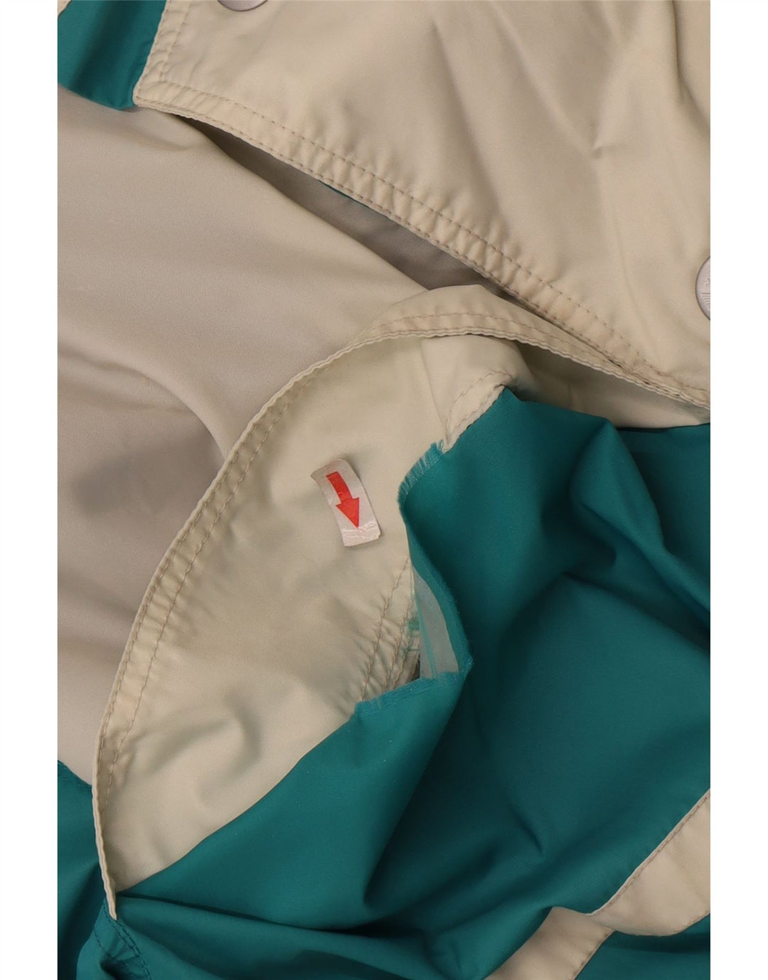K-Way Herre Hooded Ski Jacket UK 40 Large Blue Colourblock Polyester