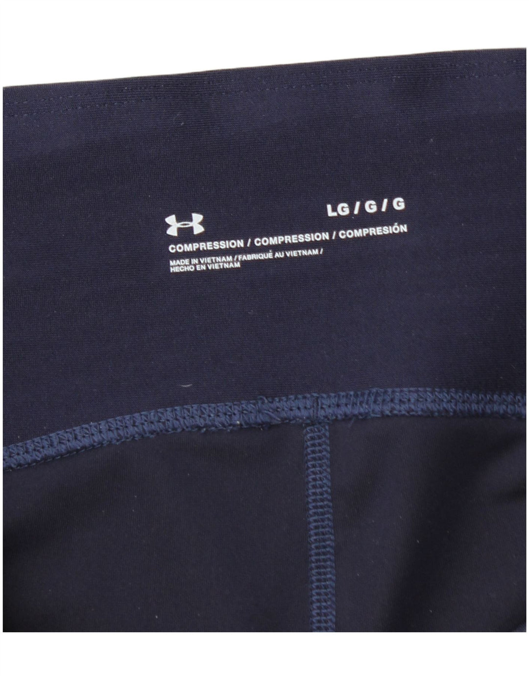 Under Armour Dame Leggings UK 14 Large Navy Blue
