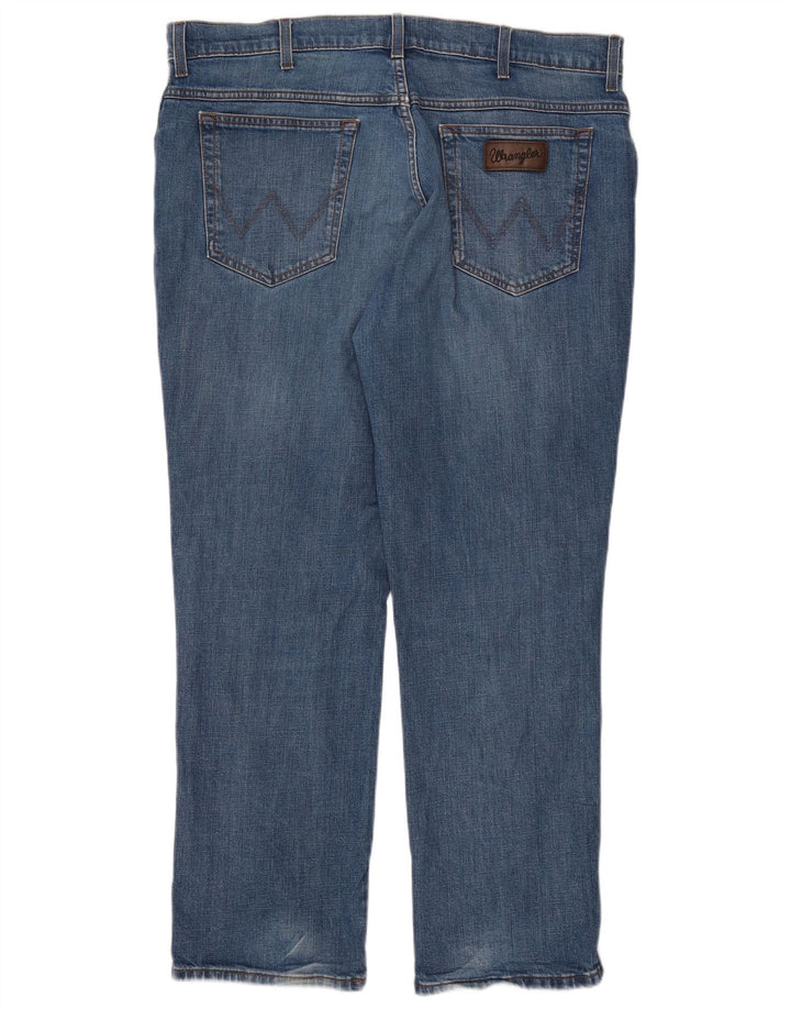 Wrangler Slim Jeans til mænd W40 L30 blå bomuld