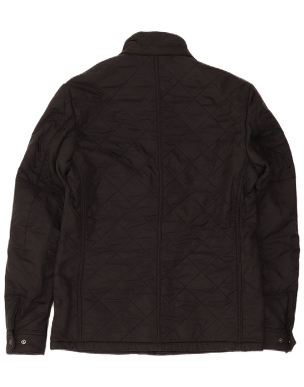 Barbour Herre quiltet jakke UK 36 Lille sort polyester