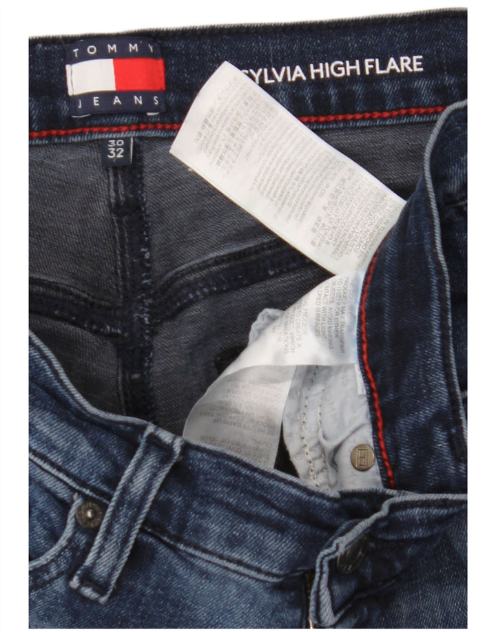 Tommy Hilfiger Dame Sylvia Flared Jeans W30 L32 Marineblå Bomuld