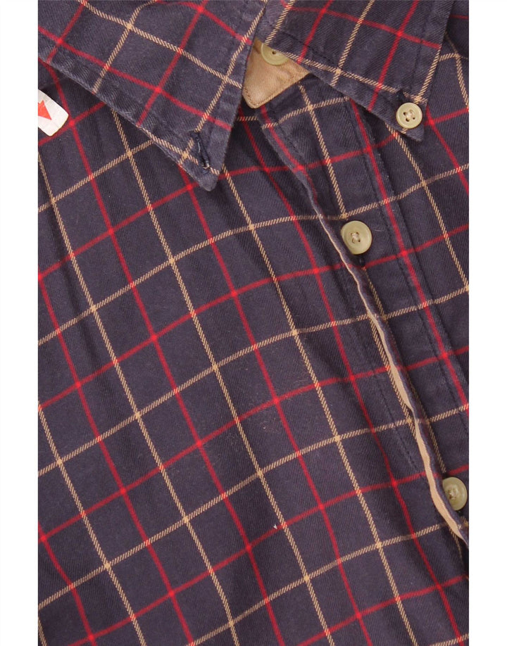 Tommy Hilfiger Flannelskjorte til mænd Lille marineblå ternet bomuld