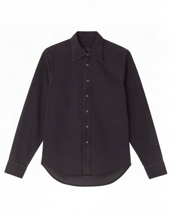 Calvin Klein Jeans Mens Shirt Medium Black Cotton