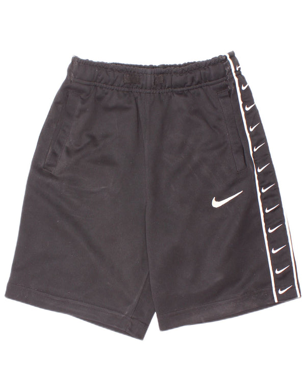 Nike drenge grafiske sportsshorts 10-11 år medium sort polyester