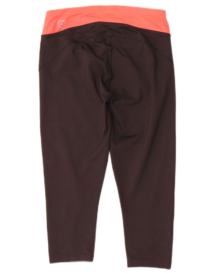 Puma Capri Leggings til kvinder UK 8 Small Black Colourblock Polyester