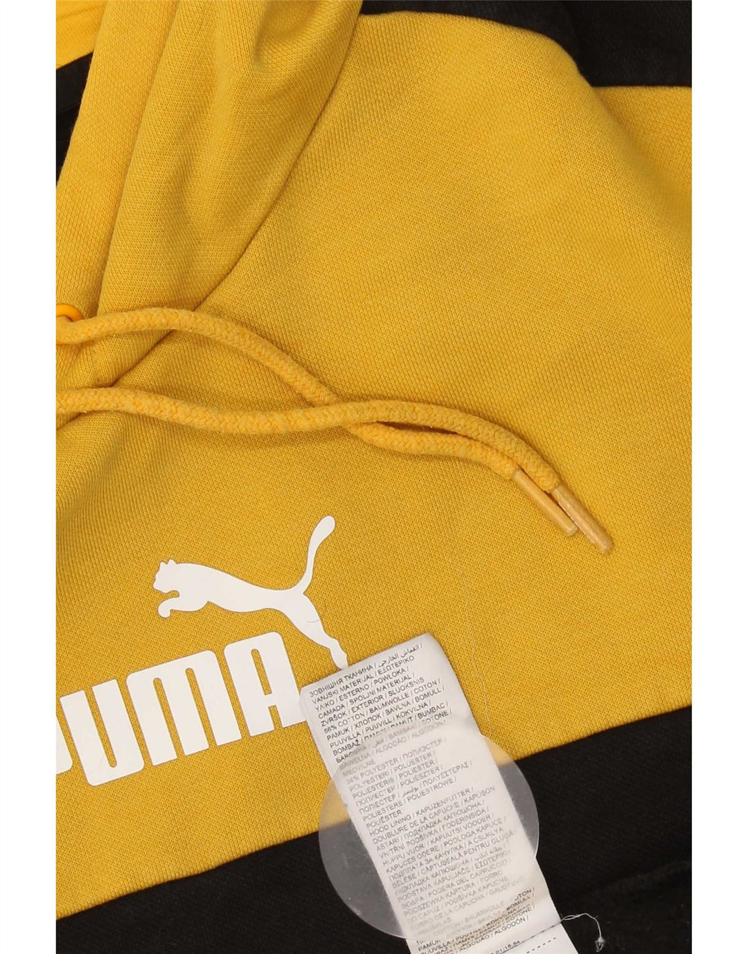 Puma Herre hættetrøje Jumper Medium Gul Colourblock Bomuld