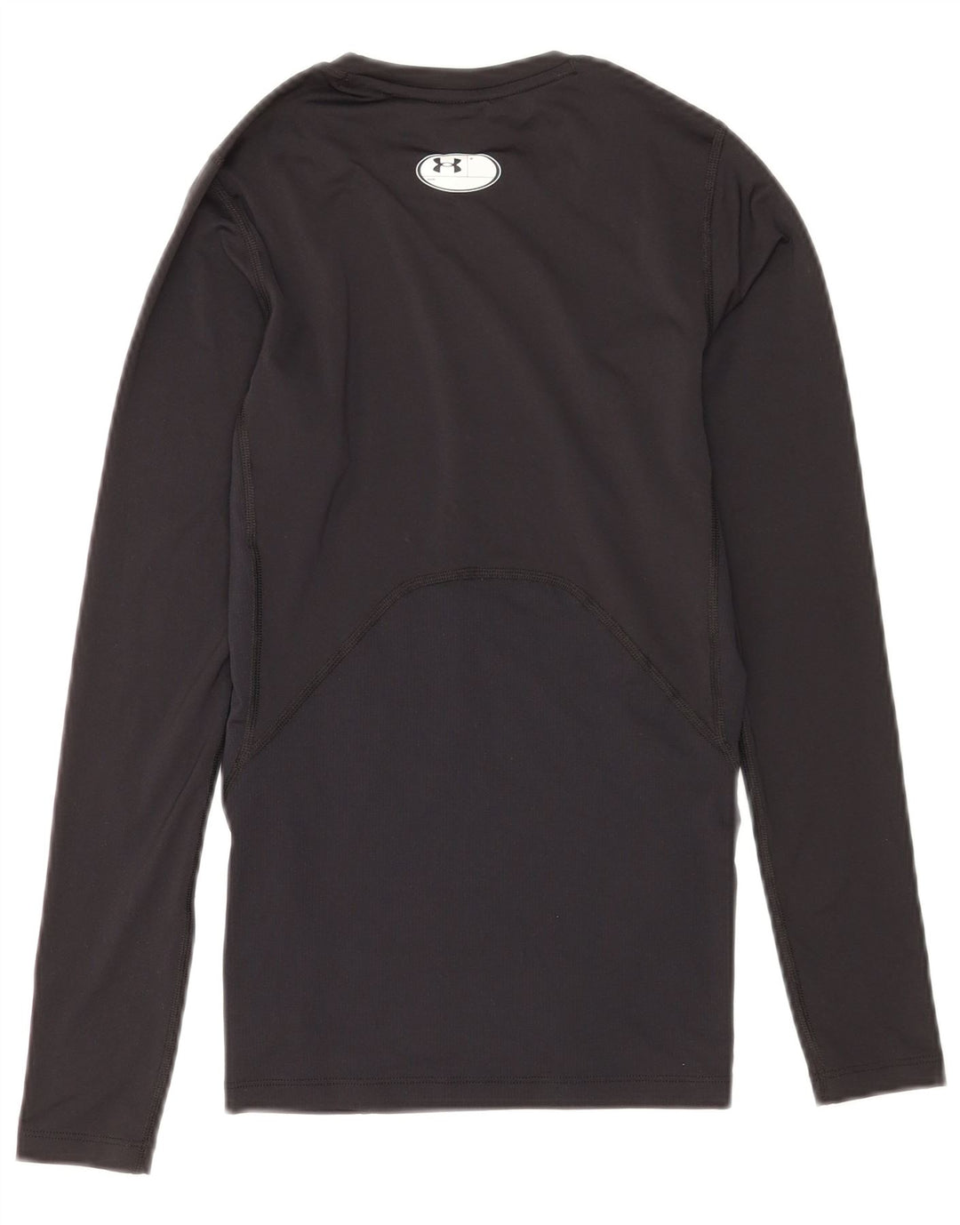 Under Armour Dame Heat Gear Top Langærmet UK 10 Small Black Polyester